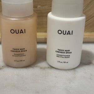 OUAI Thick Hair Shampoo and Conditioner Set - 3 oz